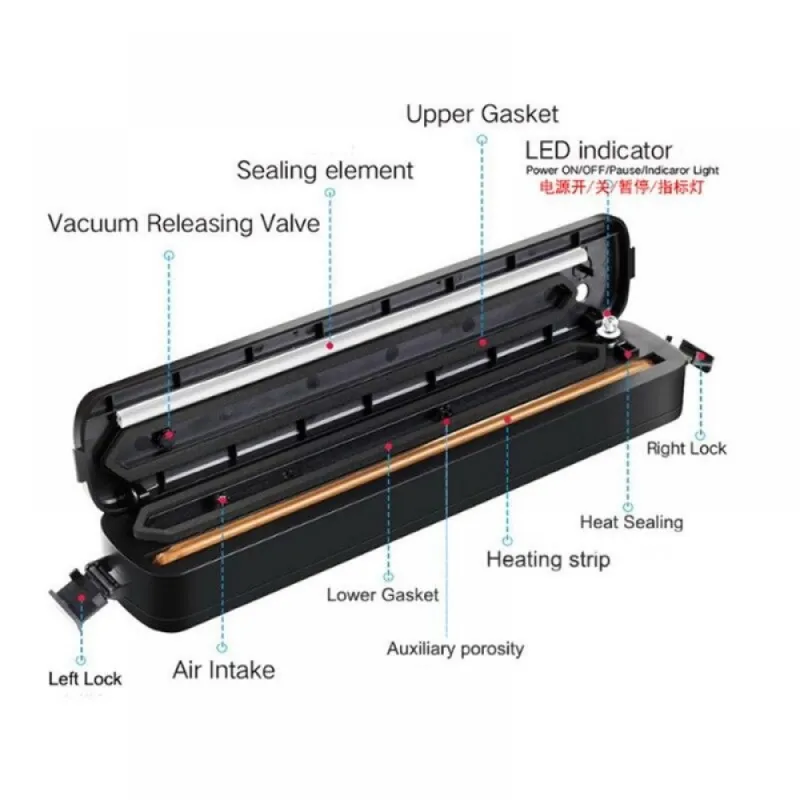 Вакуумна машина за храна Vacuum Sealer – Кухненски уреди | TopZone.bg