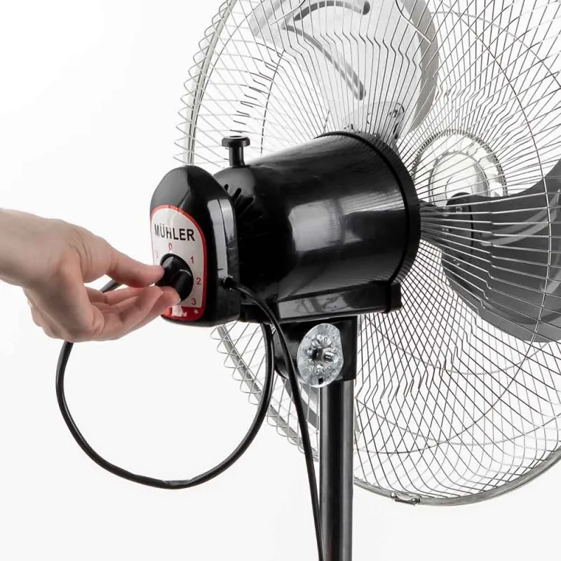 Вентилатор на стойка 16Muhler FM-6136D 3in1, 50W, индустриален, на стойка, стена, под – Отопление и охлаждане | TopZone.bg