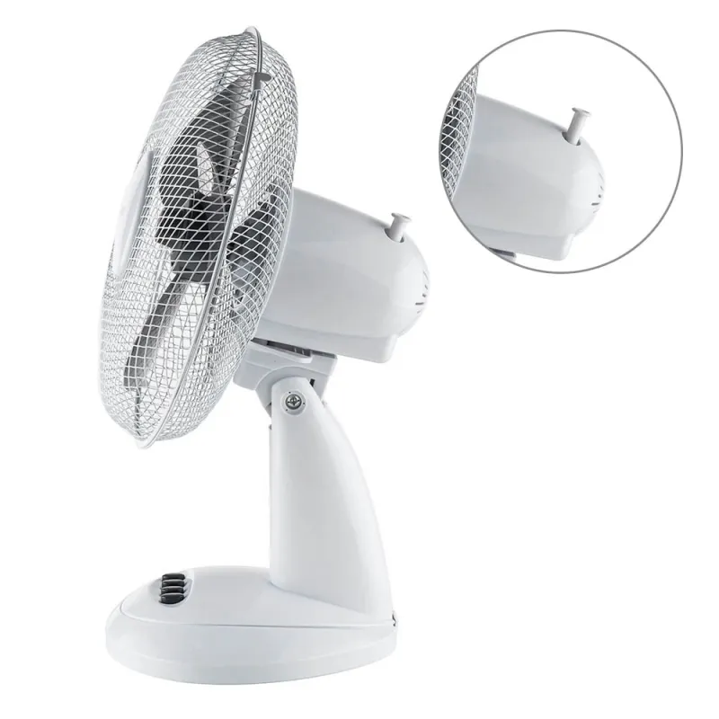 Вентилатор настолен 12 Muhler FM-12, 30W, 3 перки – Отопление и охлаждане | TopZone.bg