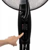 Вентилатор с водна мъгла 16 Muhler MF-1609RC, 75W, LED, дистанционно – Отопление и охлаждане | TopZone.bg