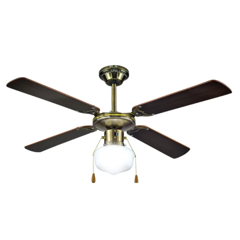 Вентилатор таванен 42 Muhler MCF-4261, 60W, осветление - 1бр крушки, MDF – Интериорно осветление | TopZone.bg