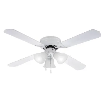 Вентилатор таванен 42'' Muhler MCF-4262W N, 55W, осветление - 1бр крушки, MDF