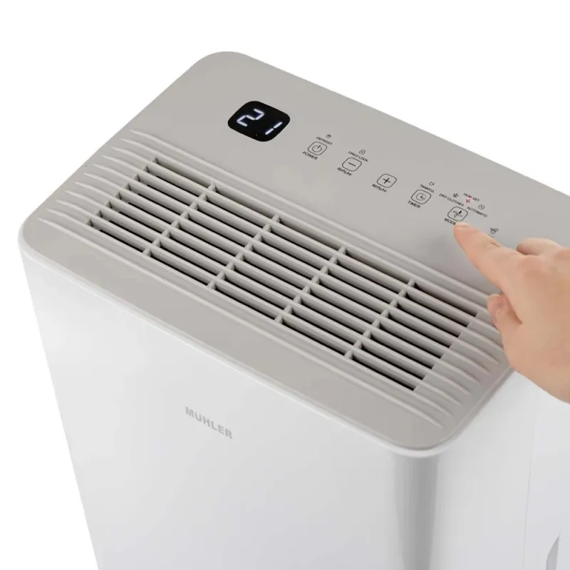Влагоуловител Muhler MHD-10T25, 10L/24h, Ion&Carbon – Електроуреди | TopZone.bg