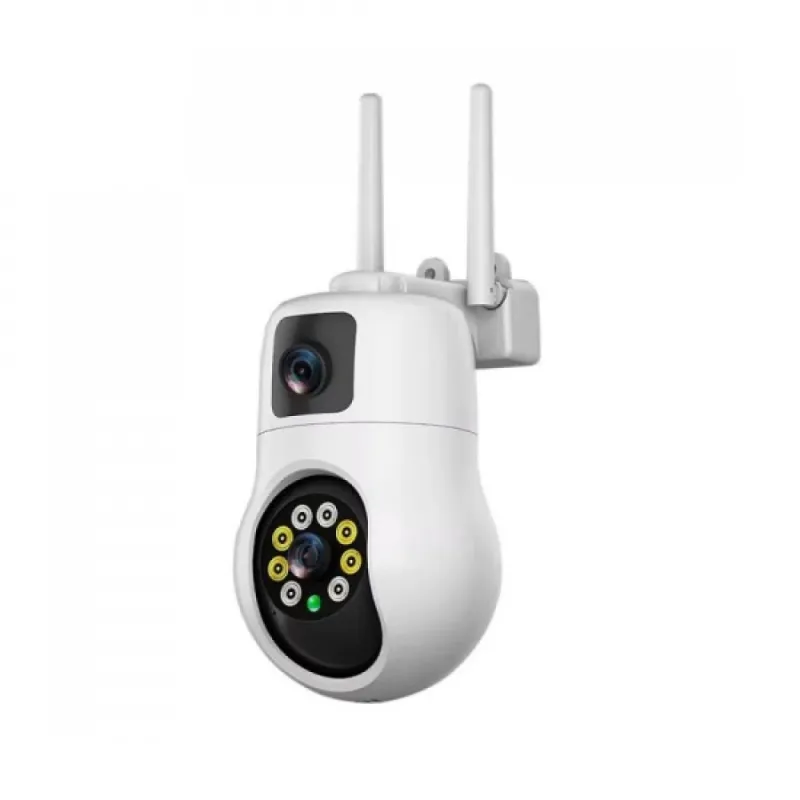 Външна WiFi камера с два обектива 10MP – Видеонаблюдение | TopZone.bg