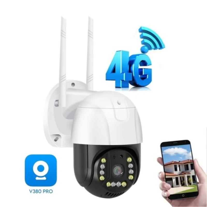 Външна въртяща се 4G камера със SIM карта Lylu – Видеонаблюдение | TopZone.bg