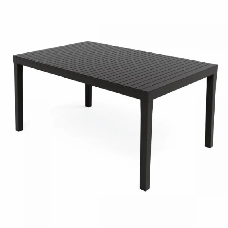Градинска ПВЦ правоъгълна маса Palau 150 x 90 x 72см, Anthracite, PAL016AN – Градински мебели | TopZone.bg
