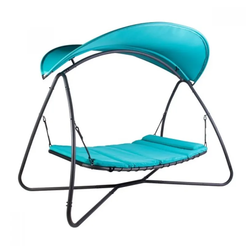 Градинска люлка My Garden Coral Lounge MT041045_lake blue, 205 х 249 х 174 см – Градински мебели | TopZone.bg