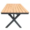 Градинска правоъгълна маса My Garden Polywood, 160 x 90 x 76 см Бежовa – Градински мебели | TopZone.bg