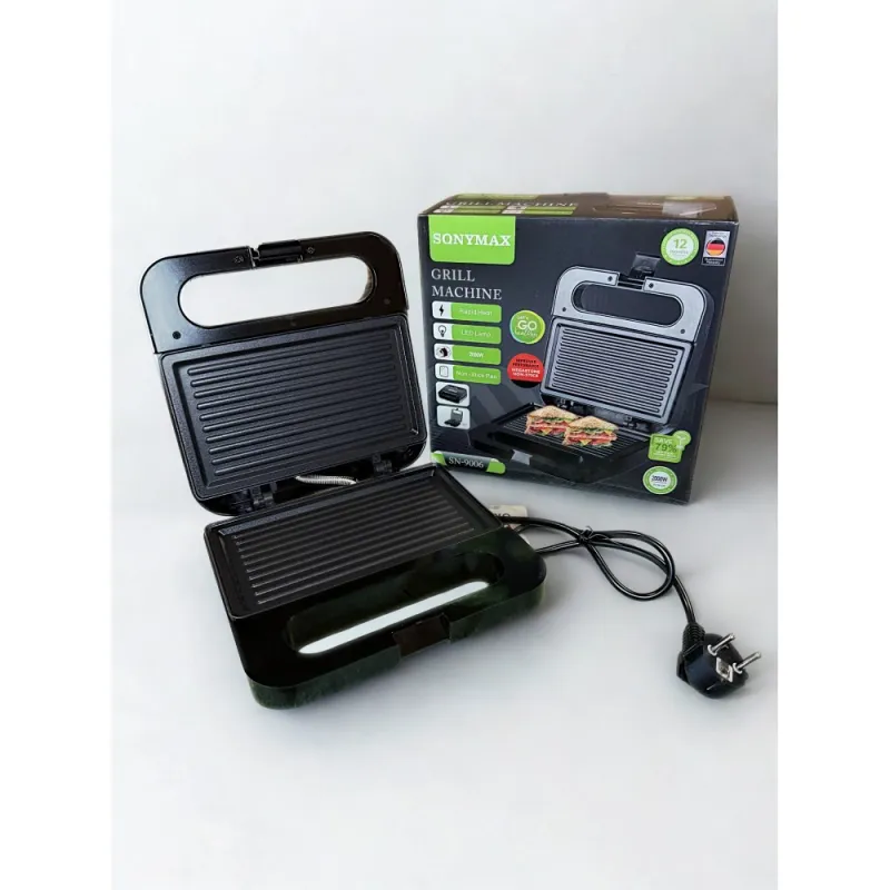 Грил скара Sonymax SN 9006 с незалепващо покритие, 2000W – Кухненски уреди | TopZone.bg