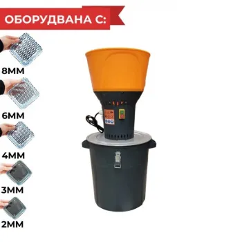 Електрическа мелница HOLZ MILL- 50L СИВ