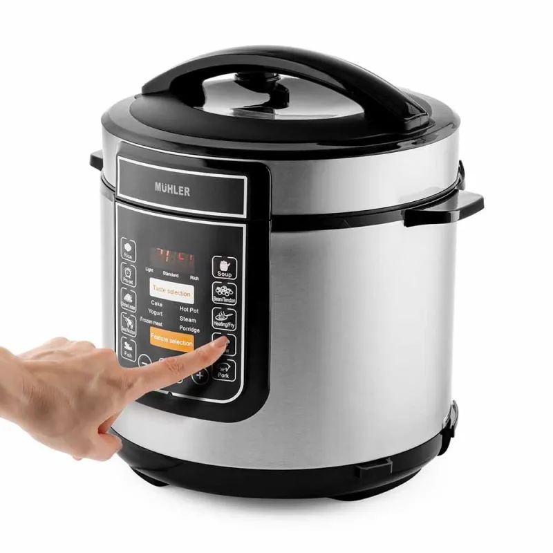 Електрически мултикукър под налягане Muhler MLC-6050P – Кухненски уреди | TopZone.bg