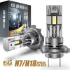 КОМПЛЕКТ LED ДИОДНИ КРУШКИ ЗА КОЛА - ЗА ДИРЕКТЕН МОНТАЖ E4S H7/H18 – Аксесоари | TopZone.bg