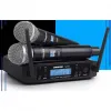 Комплект 2 броя безжични микрофони и UHF приемник с дисплей Shure, GLXD4 – Аудио техника | TopZone.bg