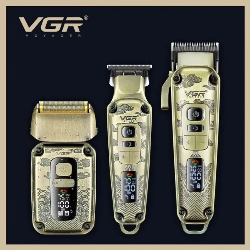 Комплект за подстригване, бръснене и оформяне VGR V-642 – Машинки за подстригване | TopZone.bg