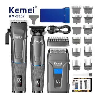 Комплект машинки за подстригване и бръснене Kemei KM 2375