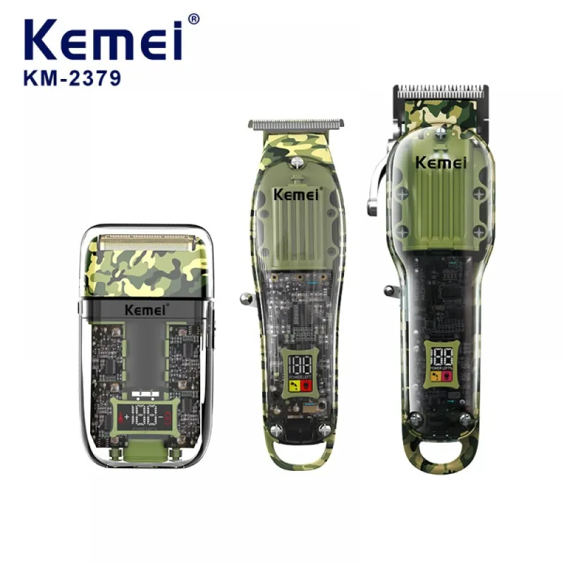 Комплект машинки за подстригване и бръснене Kemei KM 2379 – Машинки за подстригване | TopZone.bg