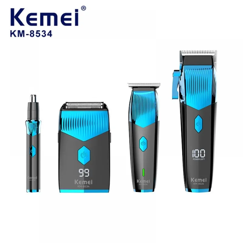 Комплект машинки за подстригване и бръснене Kemei KM 8534 – Машинки за подстригване | TopZone.bg