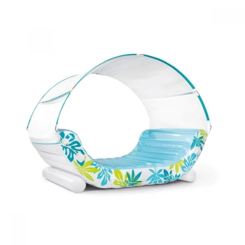 Луксозен надуваем дюшек със сенник Intex Tropical, 224см х 150см х 165см, 56294EU – Басейни | TopZone.bg