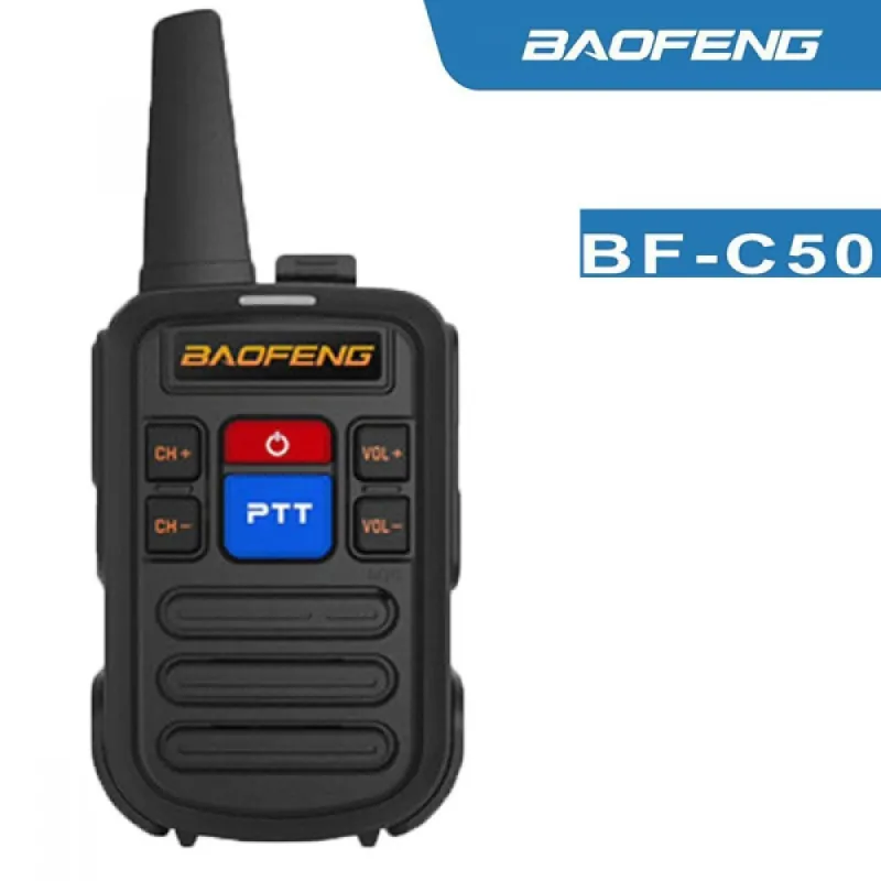 МИНИ РАДИОСТАНЦИЯ UHF BAOFENG BF-C50 – Къмпинг | TopZone.bg