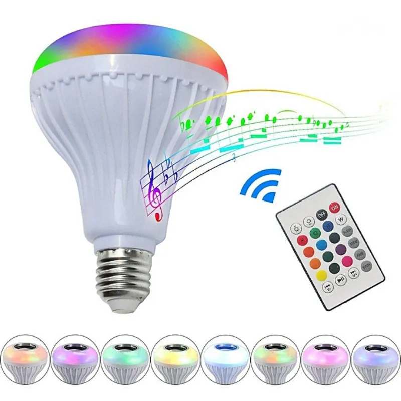 МУЗИКАЛНА LED КРУШКА С Bluetooth И ВИСОКОГОВОРИТЕЛ – Осветление | TopZone.bg