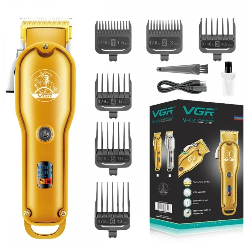 Машинка за подстригване на брада и коса VGR 650 – Машинки за подстригване | TopZone.bg
