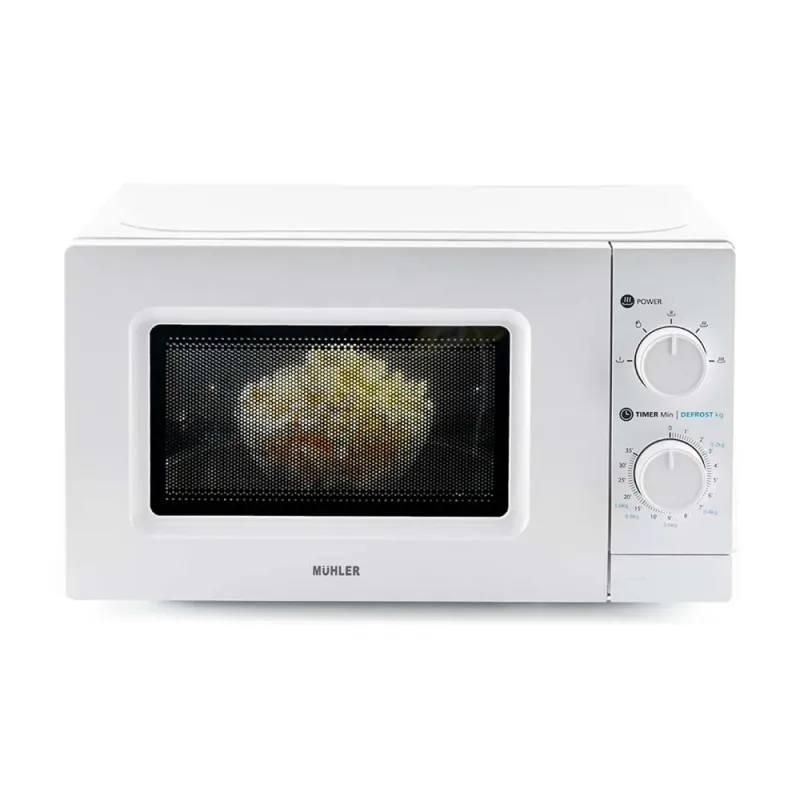 Микровълнова фурна MUHLER MO-5009 20L,бяла, механична – Кухненски уреди | TopZone.bg
