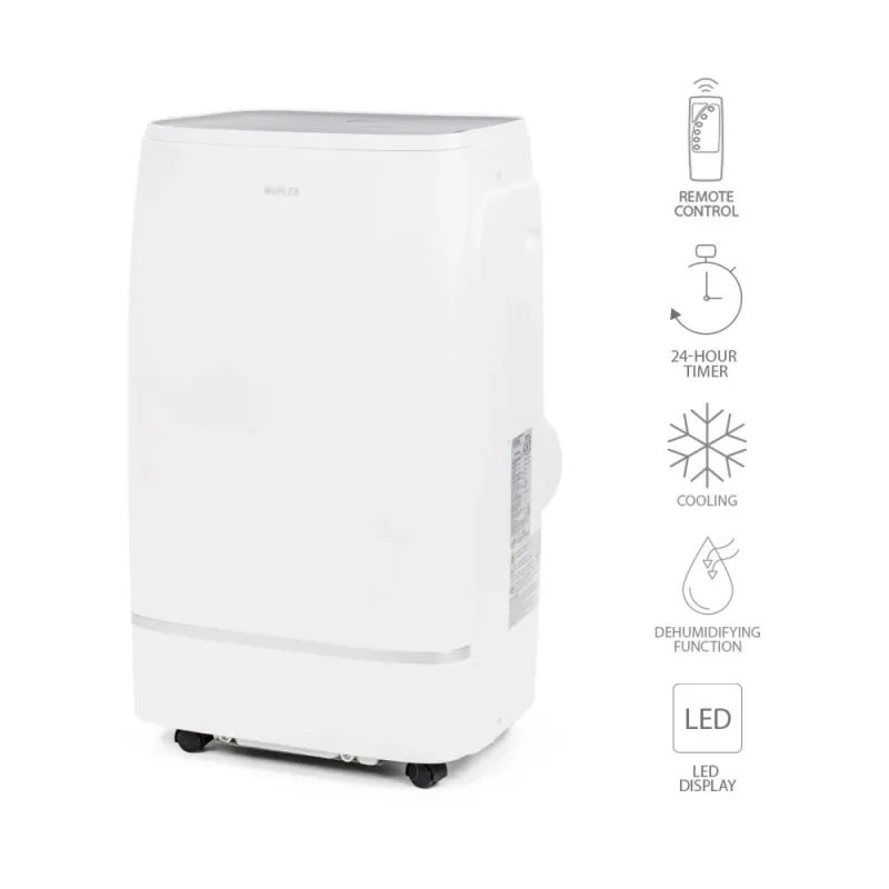 Мобилен климатик Muhler MPAC12-C, 12000BTU, охл – Отопление и охлаждане | TopZone.bg