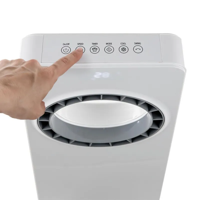 Мобилен охладител Muhler MC-4000, 65W, безвитлов, LED, 4 л, таймер – Отопление и охлаждане | TopZone.bg