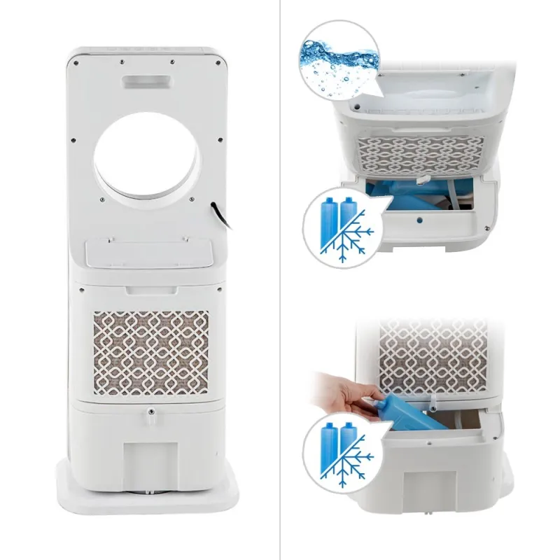 Мобилен охладител Muhler MC-4000, 65W, безвитлов, LED, 4 л, таймер – Отопление и охлаждане | TopZone.bg