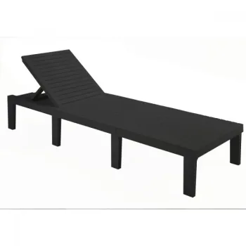 Модулен PVC шезлонг 65x195x78см антрацит HAI12CAN