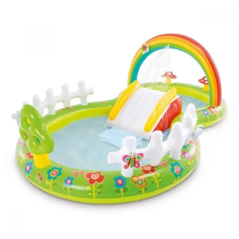 Надуваем център за игра с пързалка My Garden INTEX, 57154NP – Басейни | TopZone.bg