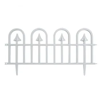 ПЛАСТМАСОВА БЯЛА ОГРАДКА HERLY 30Х60СМ