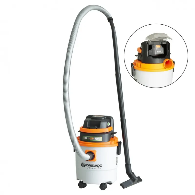 ПРАХОСМУКАЧКА АКУМУЛАТОРНА DAEWOO DALVC18-15L UNI-BAT – Почистване | TopZone.bg