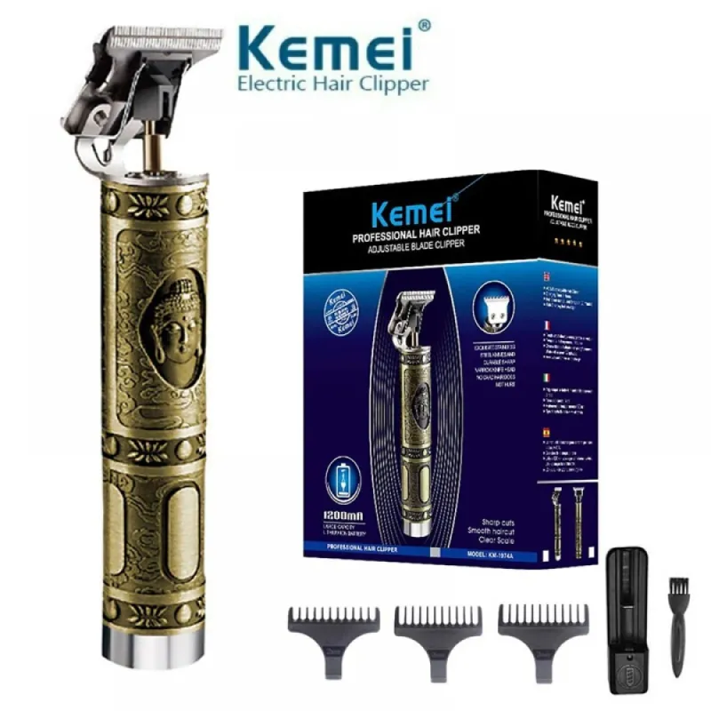ПРОФЕСИОНАЛЕН ТРИМЕР KEMEI GOLD ЗА ОФОРМЯНЕ И ПОДСТРИГВАНЕ – Машинки за подстригване | TopZone.bg