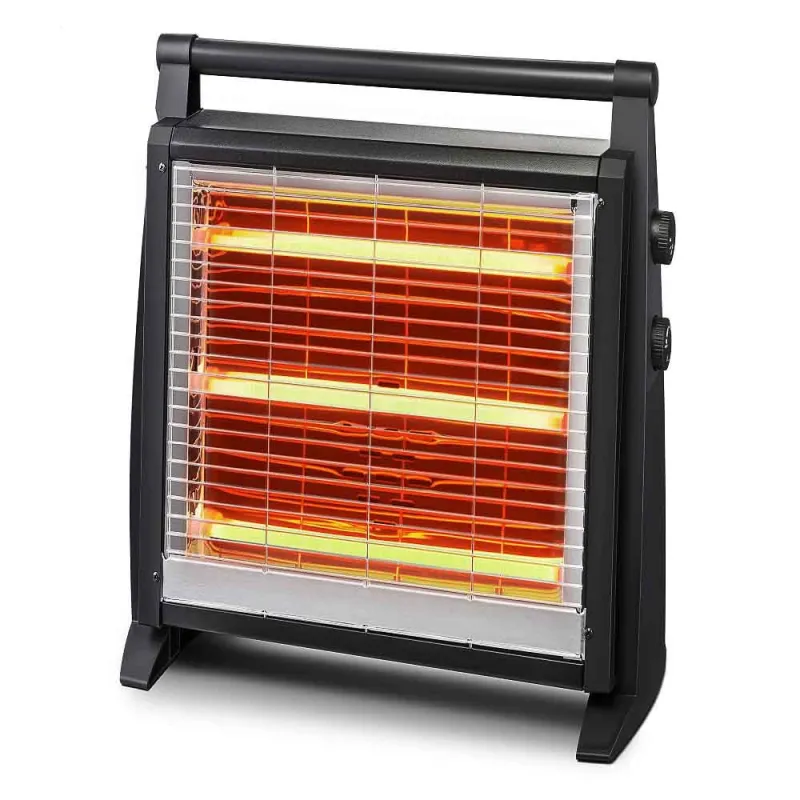 Печка кварцова LUXELL LX-2830 M 1800W 3 тръби, овлажнител – Отопление и охлаждане | TopZone.bg