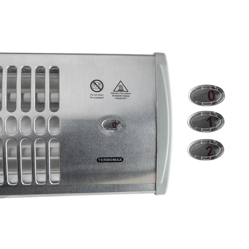 Печка кварцова Termomax TR12Q, 1200W, стенна, 2 тръби – Отопление и охлаждане | TopZone.bg