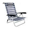 Плажен стол My Garden ZRC023-19, 47 x 52 x 77 см, черно райе – Градински мебели | TopZone.bg