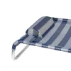 Плажен стол My Garden ZRC023-19, 47 x 52 x 77 см, черно райе – Градински мебели | TopZone.bg
