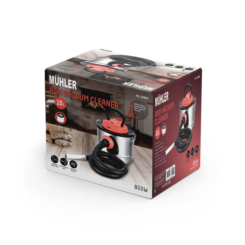 Прахосмукачка за едри отпадъци Muhler MV-1080S 10 L – Почистване | TopZone.bg