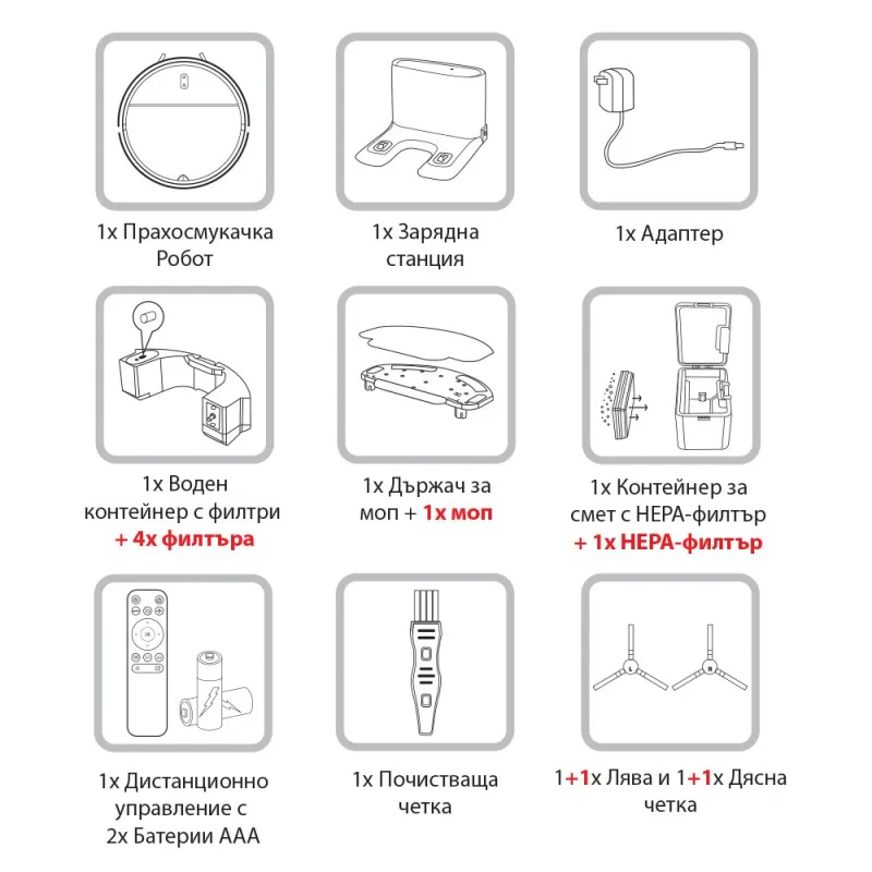 Прахосмукачка робот MUHLER Bobby 1, черна – Почистване | TopZone.bg
