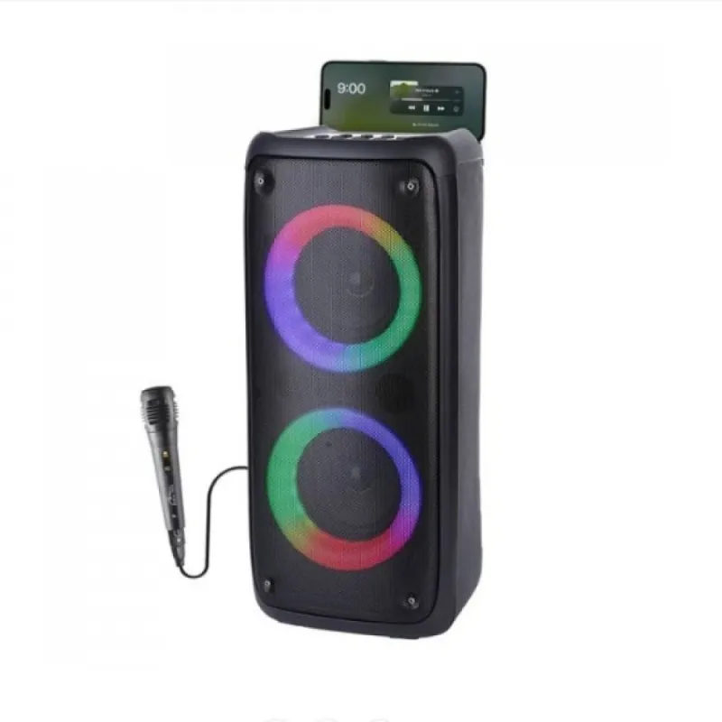 Преносима колонка с микрофон KTS-2267, караоке, Bluetooth 5.0 – Аудио техника | TopZone.bg