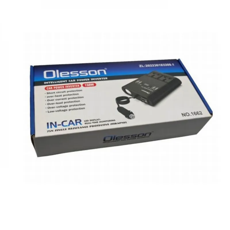 Преобразувател на напрежение от 12V/24V на 220V - 1662 – Авто | TopZone.bg