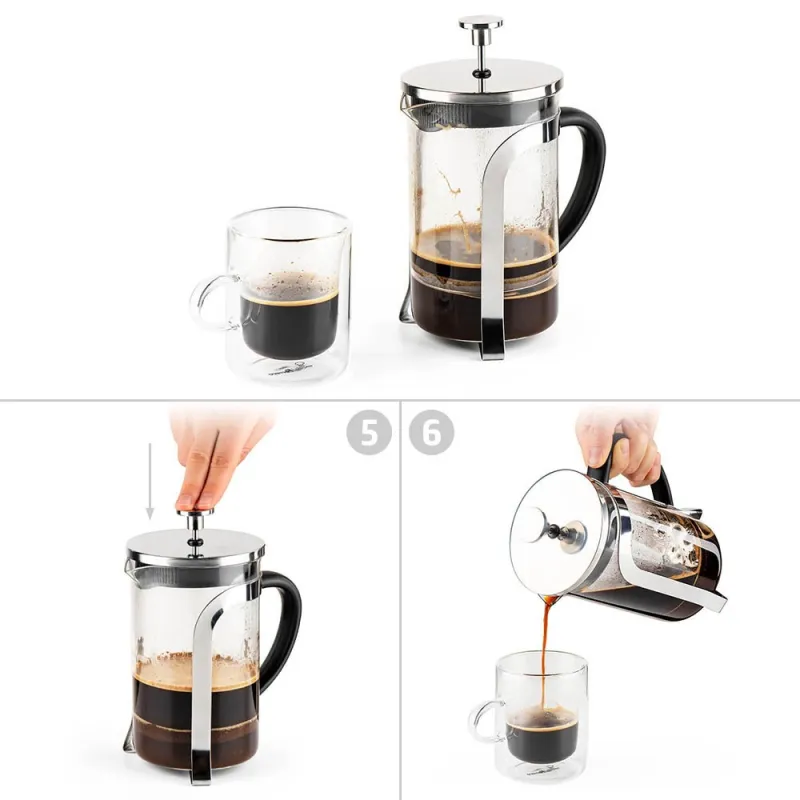 Преса за кафе френска Luigi Ferrero Coffeina FR-8083Т 800ml – Домашни потреби | TopZone.bg