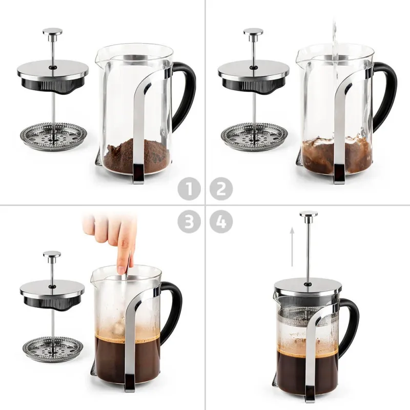 Преса за кафе френска Luigi Ferrero Coffeina FR-8083Т 800ml – Домашни потреби | TopZone.bg