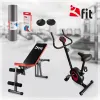 Промо-комплект Kfit Велоергометър Mount, Сгъваема лежанка Simple Flex, Стойки за лицеви опори, 3 фитнес-ластици и Фитнес-постелка – Дом | TopZone.bg