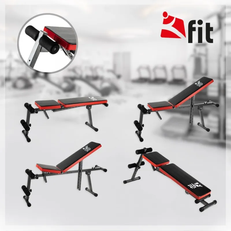 Промо-комплект Kfit Велоергометър Mount, Сгъваема лежанка Simple Flex, Стойки за лицеви опори, 3 фитнес-ластици и Фитнес-постелка – Дом | TopZone.bg