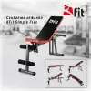 Промо-комплект Kfit Велоергометър Mount, Сгъваема лежанка Simple Flex, Стойки за лицеви опори, 3 фитнес-ластици и Фитнес-постелка – Дом | TopZone.bg