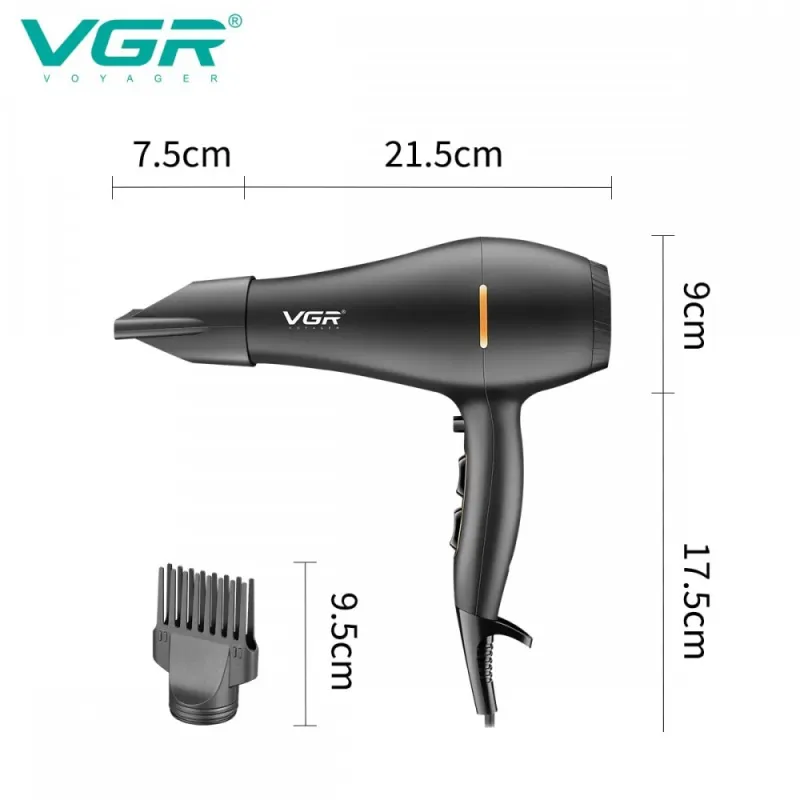 Професионален сешоар VGR V-433 – Домашни потреби | TopZone.bg