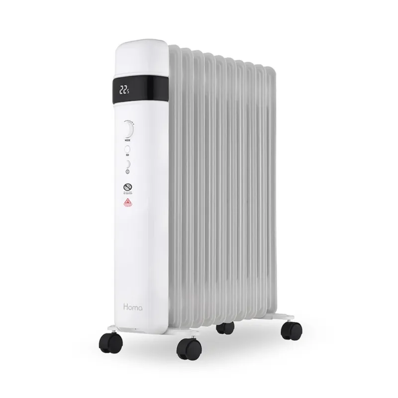 Радиатор маслен Homa HF-27DW, 2500W, дигитален контрол, Wi-Fi – Отопление и охлаждане | TopZone.bg