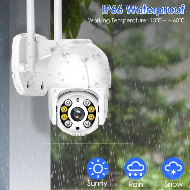 СИСТЕМА ЗА ВЪНШЕН МОНТАЖ С 4 БРОЯ 5MPX WIFI УПРАВЛЯЕМИ КАМЕРИ И 8 КАНАЛЕН DVR – Видеонаблюдение | TopZone.bg